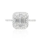 18K バゲットダイヤモンドリング 0.43ct VS+ G+ 画像