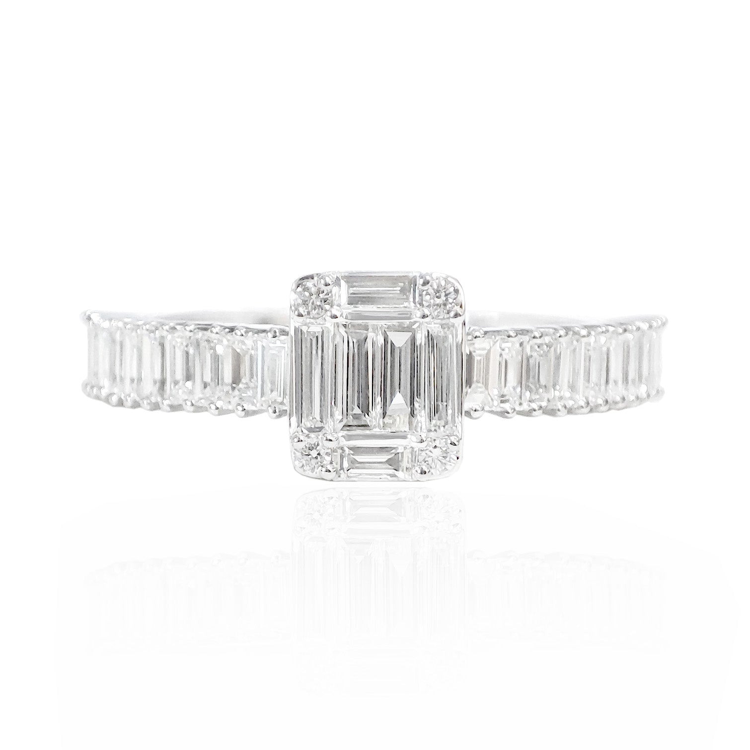 18K バゲットダイヤモンドリング 0.73ct VS+ G+ – Weiss Diamonds (ヴァイス)