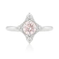 PT900 ピンクダイヤモンドリング  0.681ct Very Light Pink VS2 ラウンド