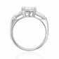 PT900 Emerald-cut Near Colorless Diamond Ring - 3.55ct