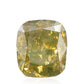 カラーダイヤモンドルース クッション ブラウンイエロー I1 1.514ct 画像