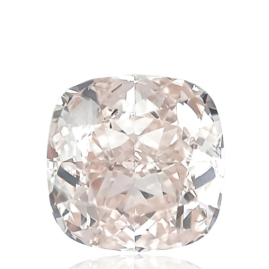 カラーダイヤモンドルース クッション ピンク VS1 0.502ct 画像