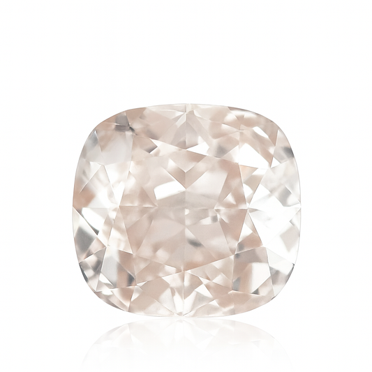 カラーダイヤモンドルース クッション ピンク VS1 0.502ct 画像