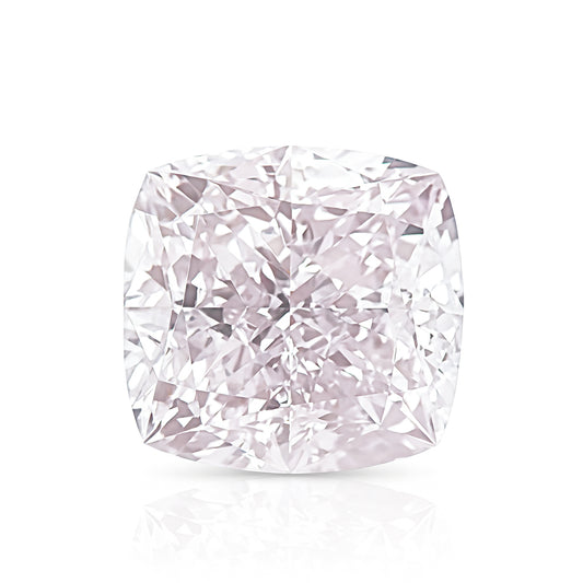 カラーダイヤモンドルース クッション ピンク VVS1 0.8ct 画像