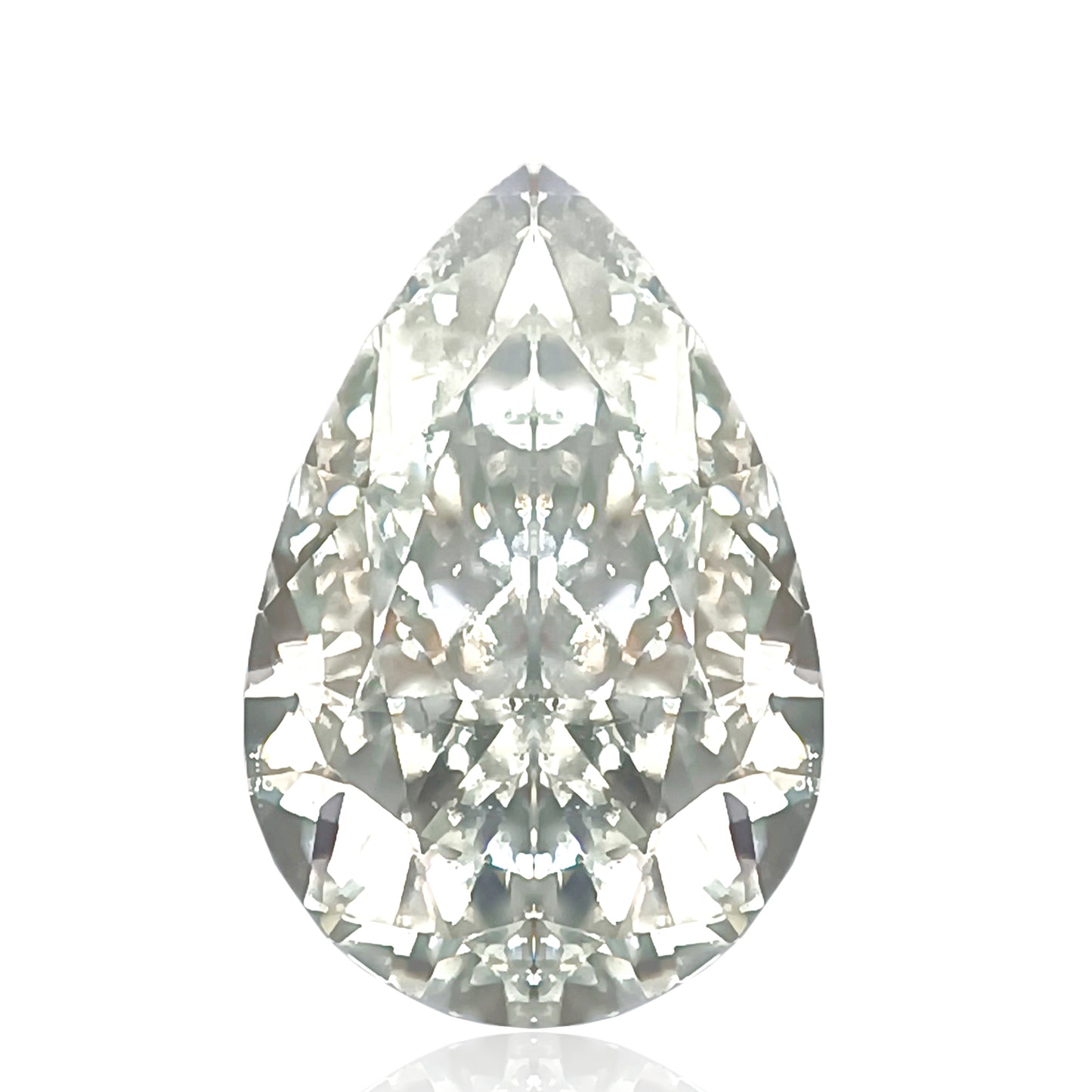 カラーダイヤモンドルース ペア グリーン SI1 0.808ct  画像