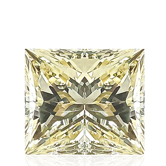 カラーダイヤモンドルース プリンセス イエロー SI1 1.07ct 画像