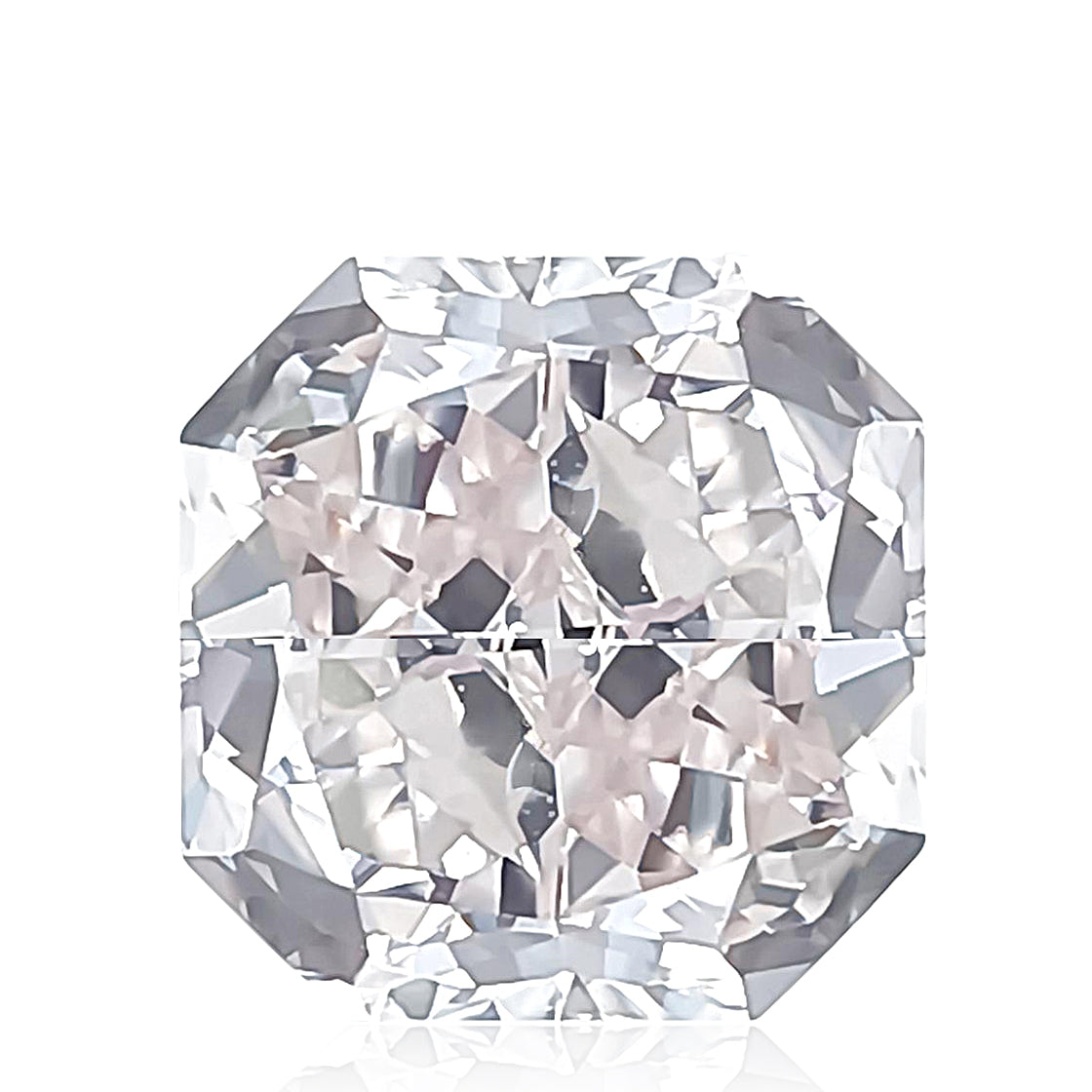 カラーダイヤモンドルース ラディアント オレンジ ピンク VVS2 0.715ct 画像