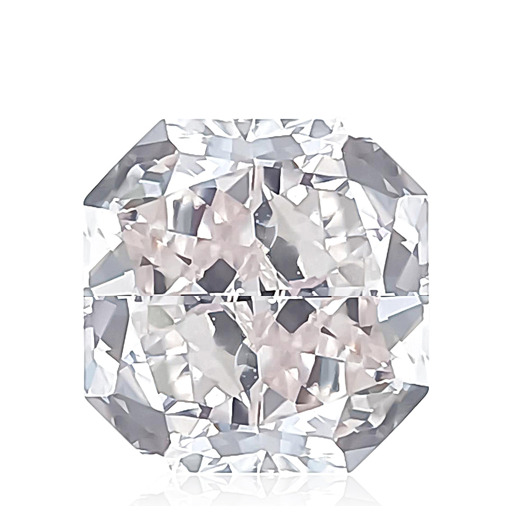 Natural Loose Diamond 0.715ct Very Light Pink Radiant
