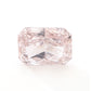 カラーダイヤモンドルース ラディアント ピンク SI1 0.516ct 画像