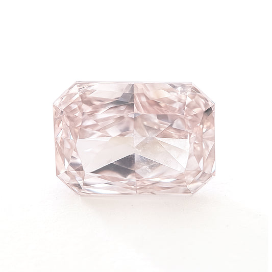カラーダイヤモンドルース ラディアント ピンク SI1 0.516ct 画像