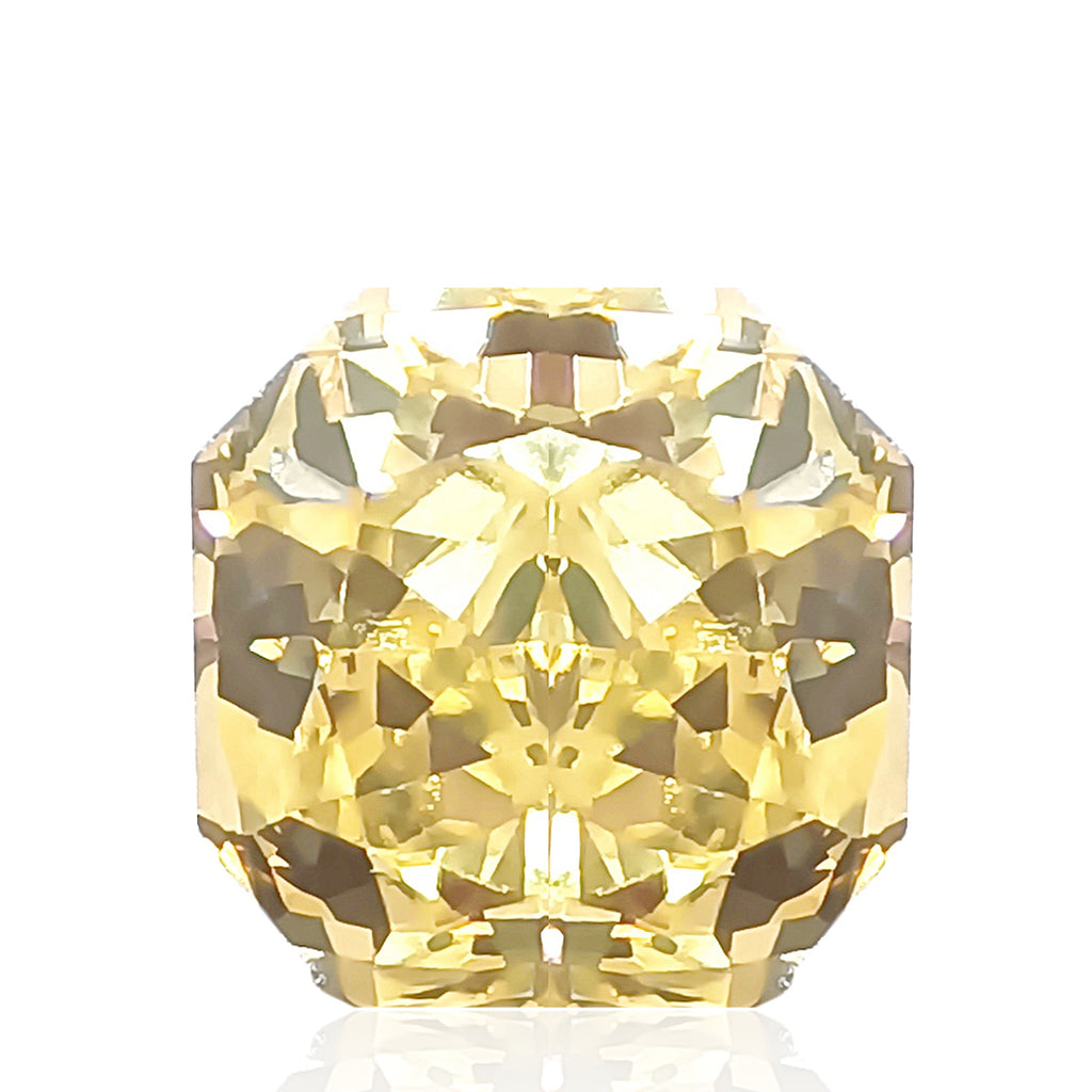 ラディアント 天然イエローダイヤモンド 0.915ct Fancy Yellow VS2 ルース