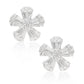 18K 花柄 ダイヤモンドイヤリング - 1.24ct 画像