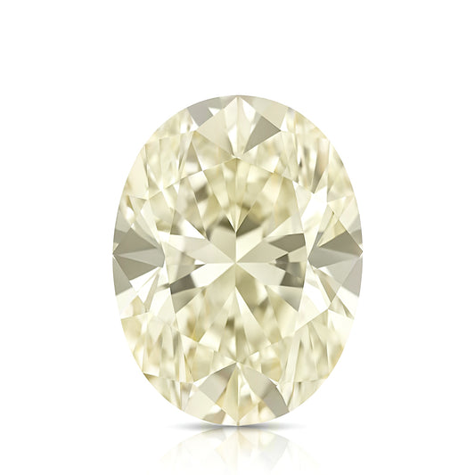 ダイヤモンドルース オーバル ベリーライトイエロー 1.04ct 画像