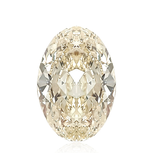 ダイヤモンドルース オーバル ベリーライトイエロー SI1 3.011ct 画像