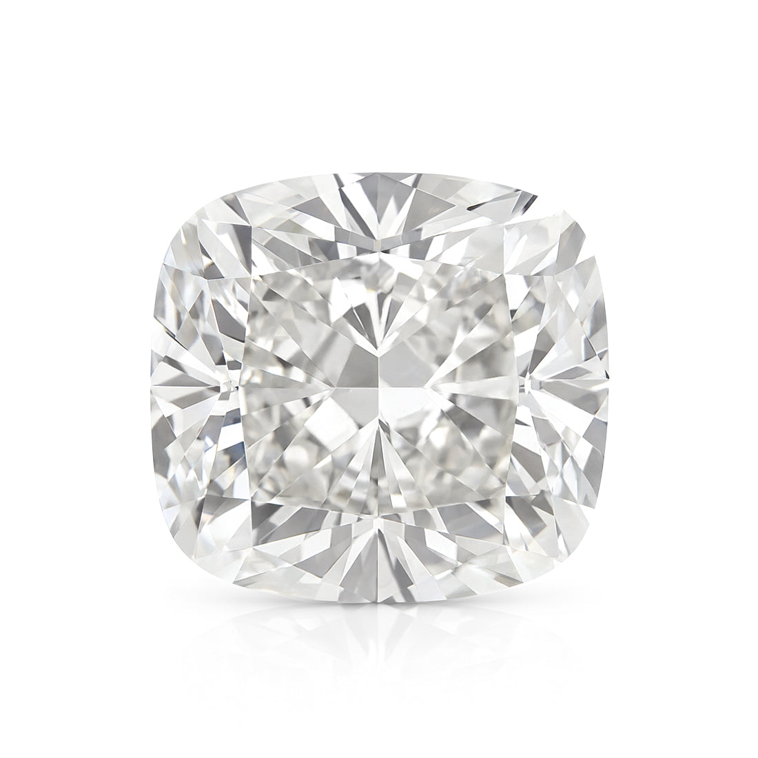 ダイヤモンドルース クッション ほぼ無色 VS1 1.006ct