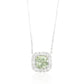 グリーンダイアモンドネックレス クッション 1.205ct SI2 画像