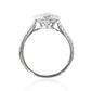 グリーンダイアモンドリング ペア 2.004ct SI1 横画像
