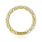 天然ダイヤモンドフルエタニティリング 18金 2.71ct Round 横画像