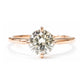 天然ダイヤモンドリング 0.907ct Round 18KPG 画像