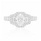 天然ダイヤモンドリング 1.041ct Oval 18KWG 画像