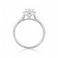 天然ダイヤモンドリング 1.099ct Marquise 18KWG 横画像
