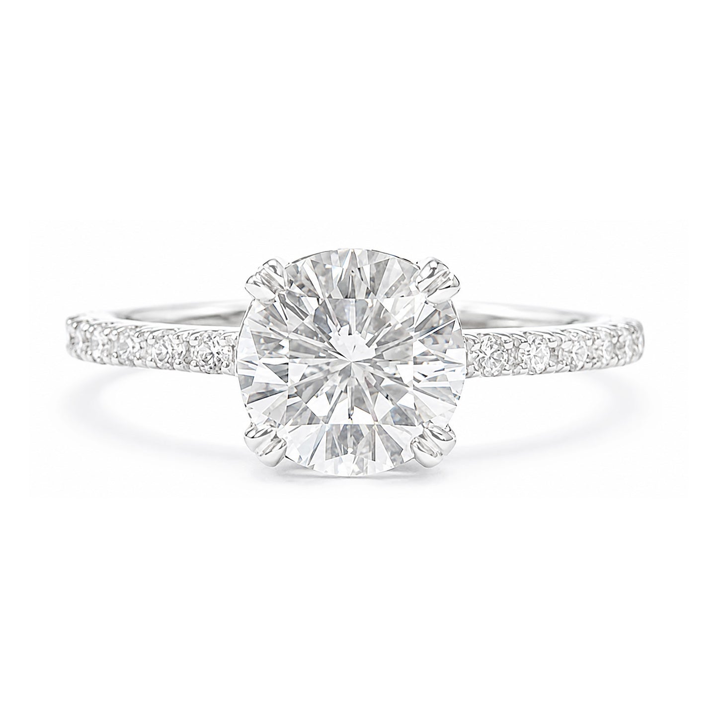 天然ダイヤモンドリング 1.243ct Round 18KWG 画像
