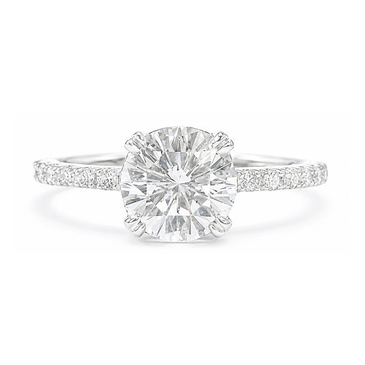 天然ダイヤモンドリング 1.243ct Round 18KWG 画像