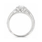 天然ダイヤモンドリング 1.317ct Marquise 18KWG 横画像