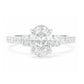 天然ダイヤモンドリング 1.374ct Oval 18KWG 画像