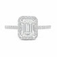 天然ダイヤモンドリング 1.429ct Emerald 18KWG 画像