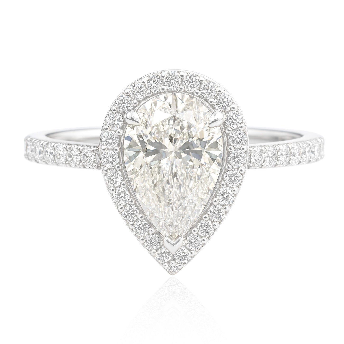 天然ダイヤモンドリング 1.824ct Faint Yellow SI2 ペア 画像