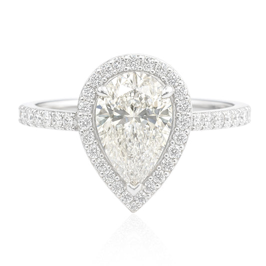 天然ダイヤモンドリング 1.824ct Faint Yellow SI2 ペア 画像