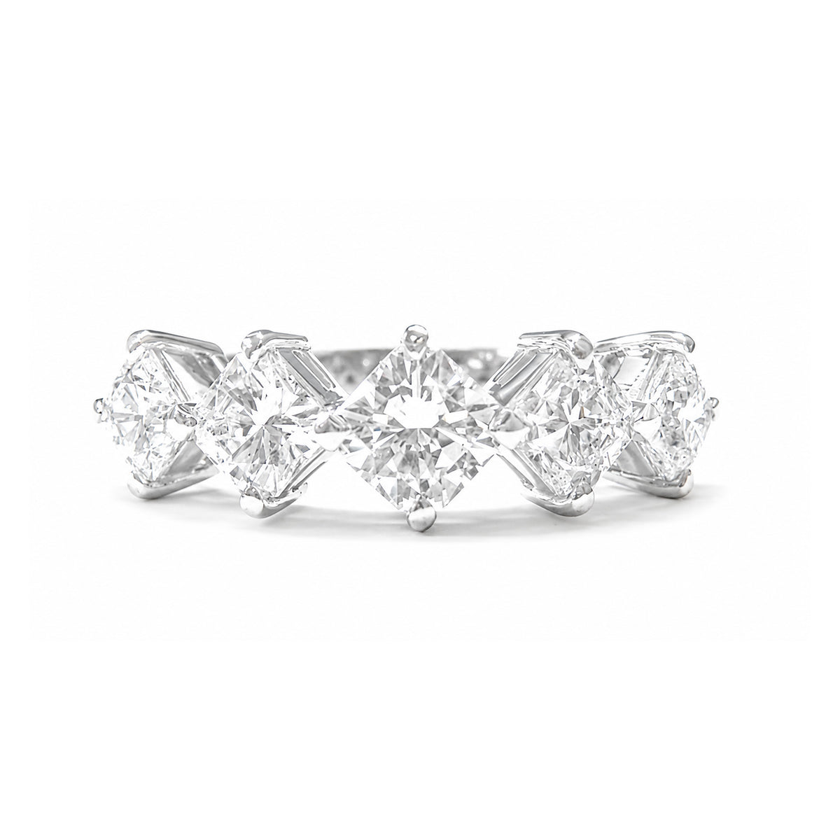 天然ダイヤモンドリング 1.914ct Princess PT900 画像