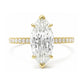 天然ダイヤモンドリング 2.291ct Marquise 18KYG 画像