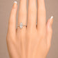 天然ダイヤモンドリング 2.291ct Marquise 18KYG 着用
