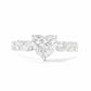 天然ダイヤモンドリング 2.511ct Heart 18KWG 画像