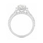 天然ダイヤモンドリング 2.601ct Pear PT950 横画像