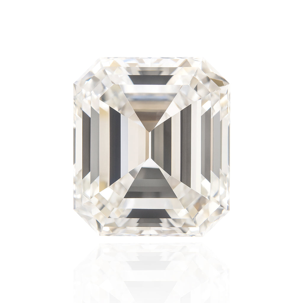Natural Loose Diamond 3.06ct Faint Yellow L Emerald-cut