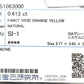 天然ダイヤモンドリング CGL 鑑定書画像 ファンシービビッドオレンジイエロー クッション SI1 0.723ct 画像 詳細