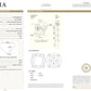 天然ダイヤモンドリング GIA鑑定書画像 ファンシービビッドイエロー SI2 クッション 0.75ct 詳細