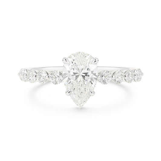 天然ダイヤモンドリング ほぼ無色 1.008ct VS2 ペア 画像