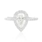 天然ダイヤモンドリング ほぼ無色 ペア SI2 1.377ct 画像