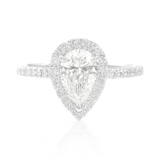 天然ダイヤモンドリング ほぼ無色 ペア SI2 1.377ct 画像