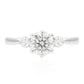 天然ダイヤモンドリング 無色 0.506ct SI1 ラウンド 画像