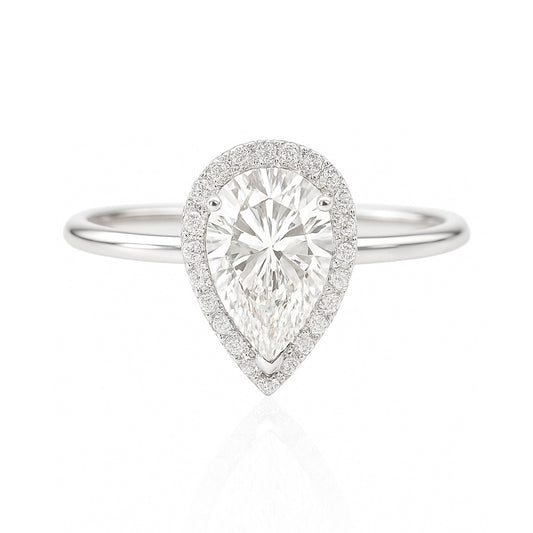 天然ダイヤモンドリング 無色 0.868ct VVS2 ペア 画像