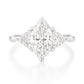 天然ダイヤモンドリング 無色 1.684ct SI1 Marquise 画像