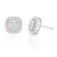 天然ダイヤモンドリング 無色 クッション  0.5ct 画像