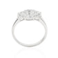 天然ダイヤモンドリング 無色 オーバルデザイン 1.5ct 横画像
