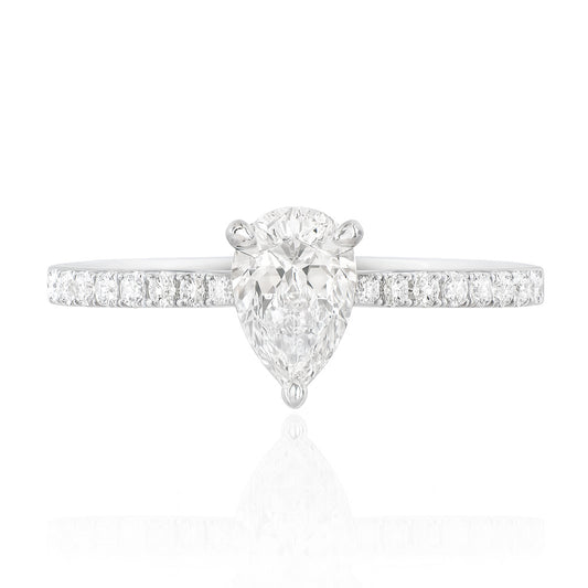 天然ダイヤモンドリング 無色 ペア IF 0.6ct 画像