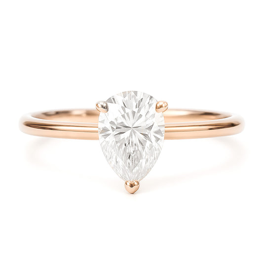 天然ダイヤモンドリング 無色 ペア SI1 0.837ct 画像